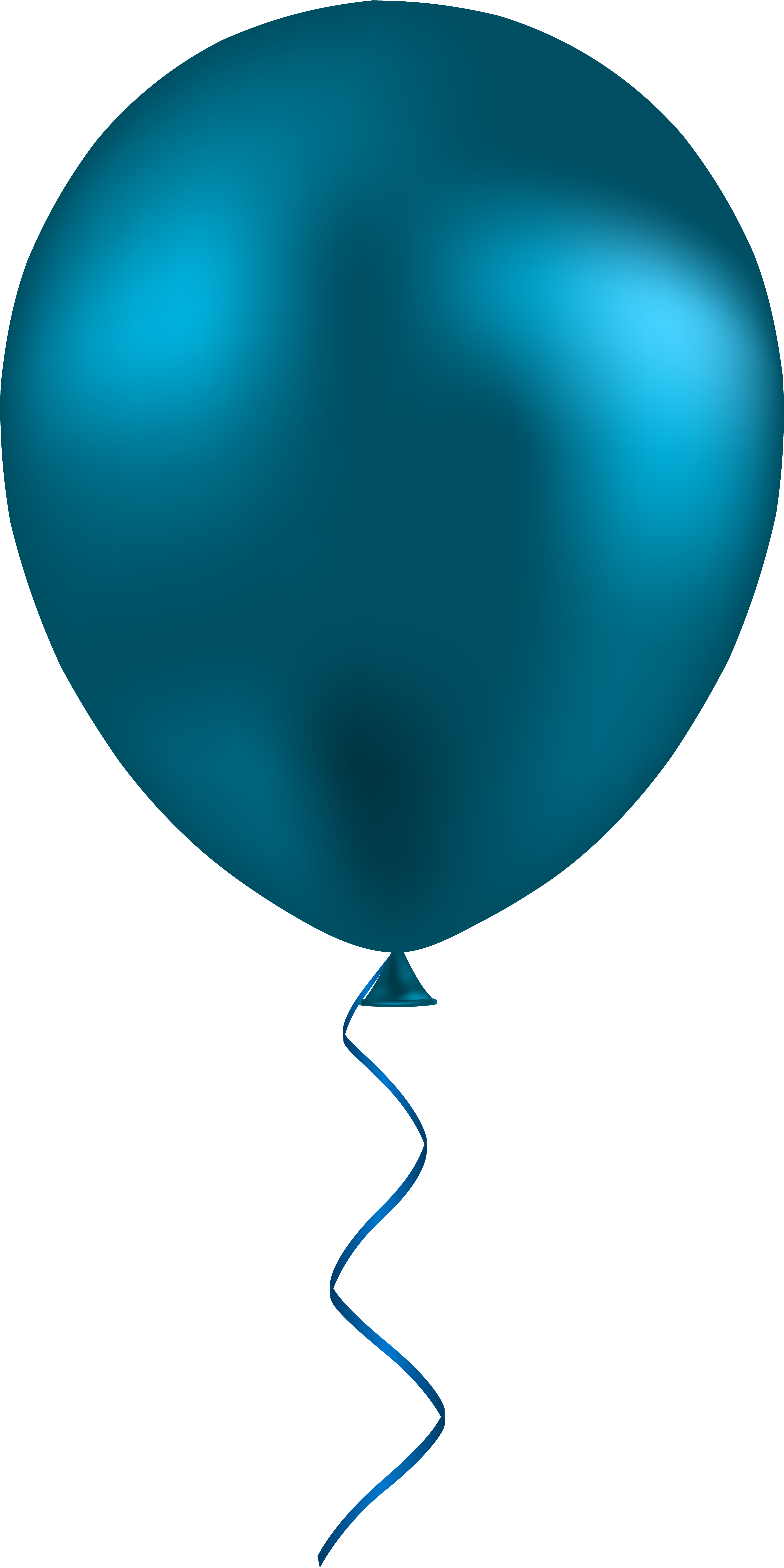 Blue Balloon Png Clip Art - Lily Pad Coloring Page (4004x8000)