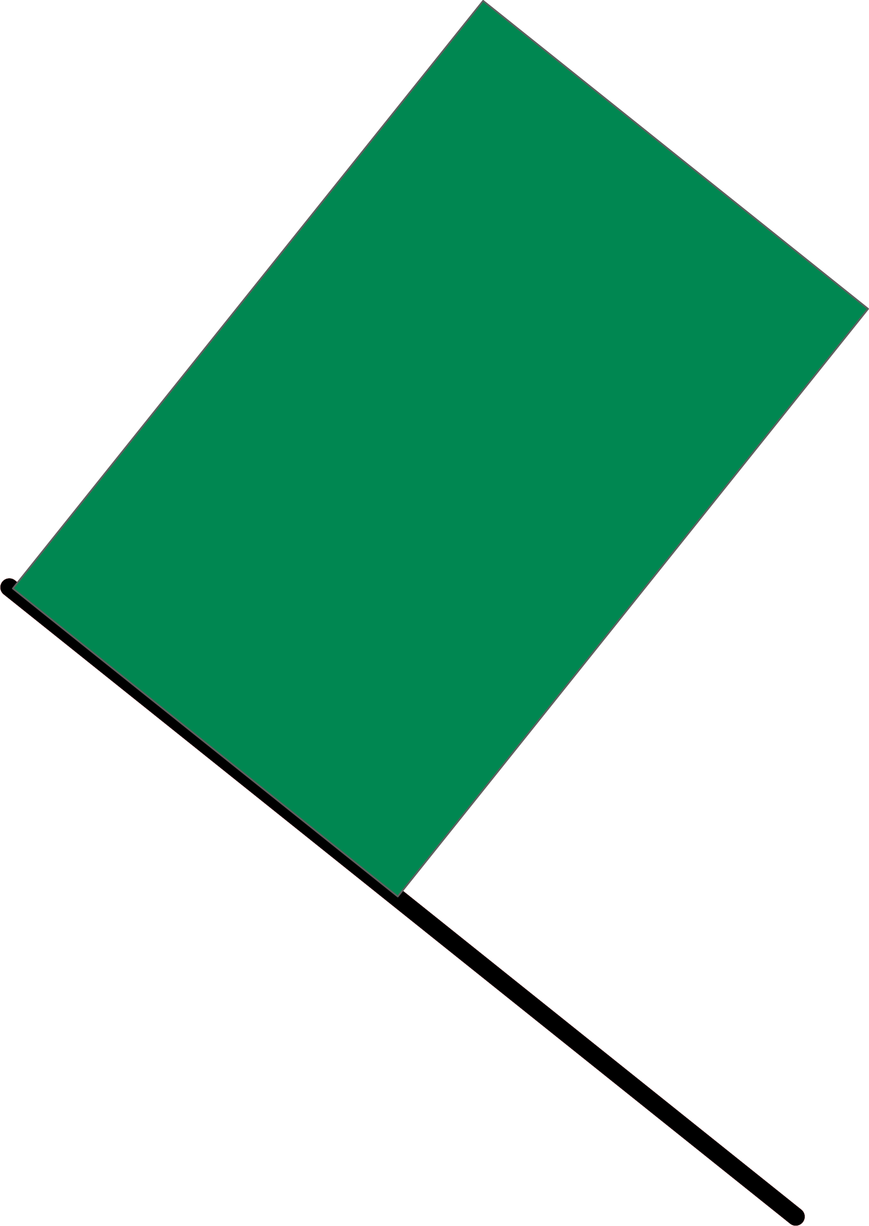 Green Flag Clip Art At Clker Com Vector Clip Art Online - Flag (1701x2400)