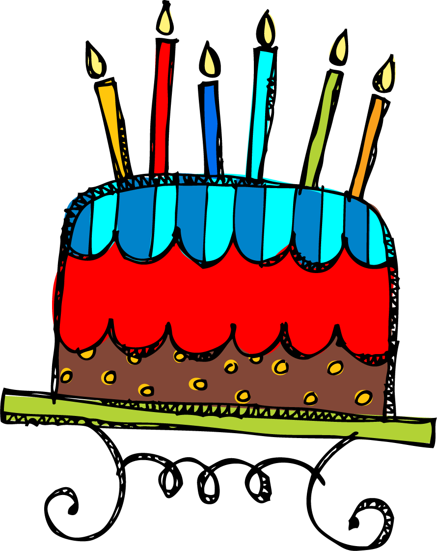 Pictures Images Of Birthday Cake Clip Art Birthday - Free Clip Art Birthday Cake (868x1095)