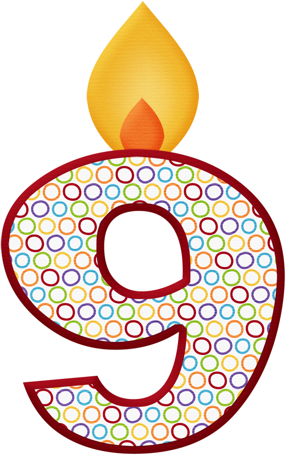 9 Birthday Circus - 9th Birthday Clipart (556x885)