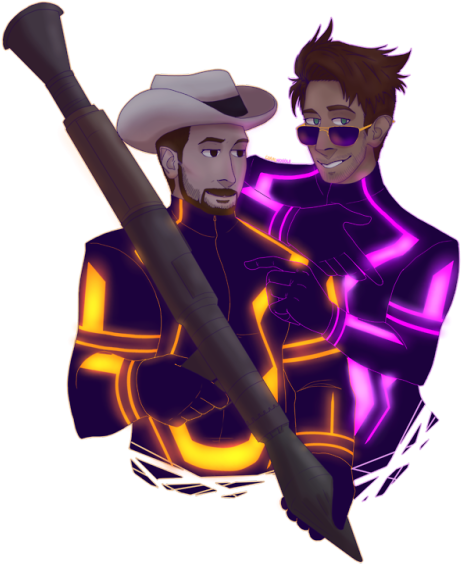 I've Been Rewatching Old Gta Videos And I Love Team - Cartoon (500x571)