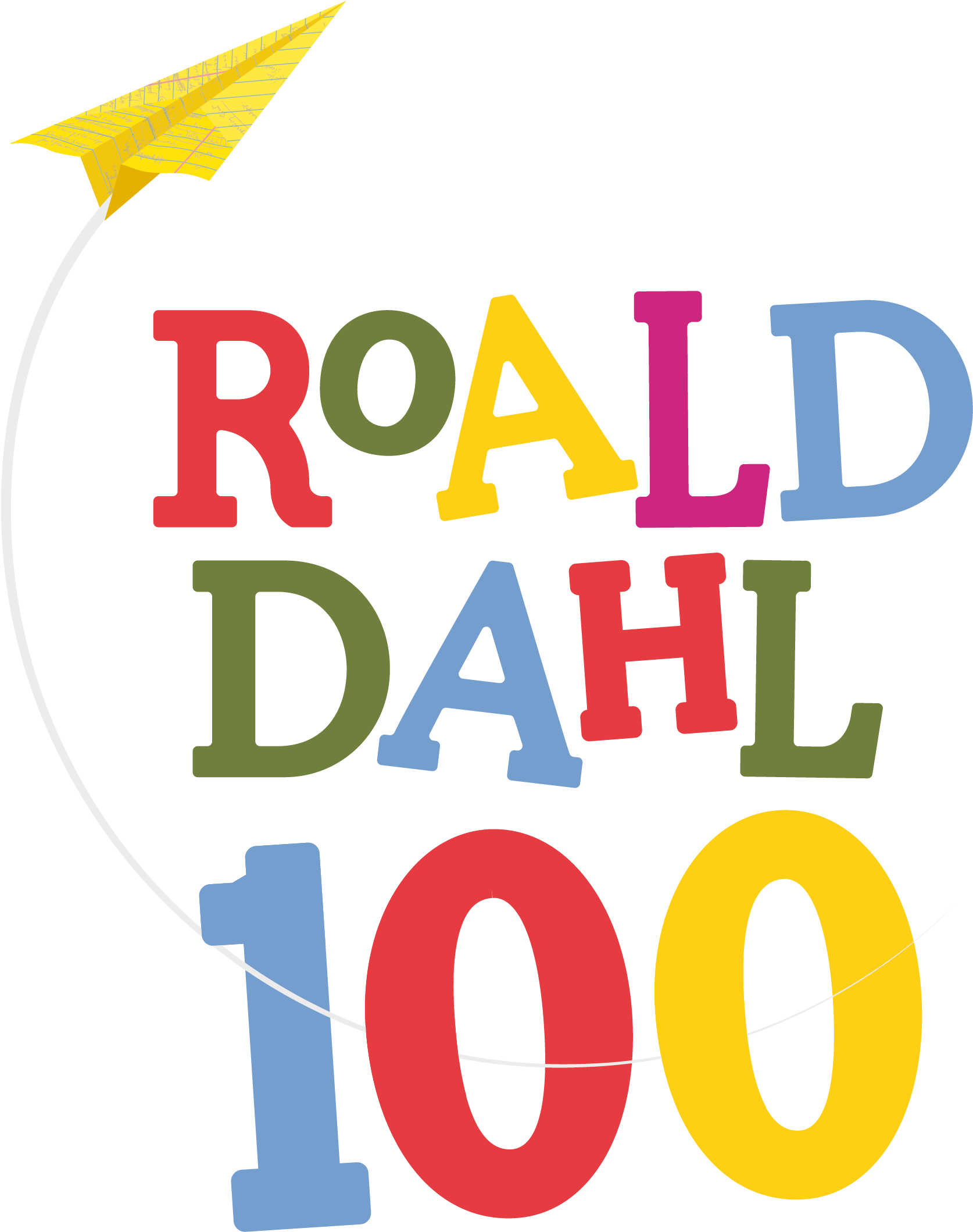 Roald Dahl Turns 100 - Roald Dahl Name (2362x2362)