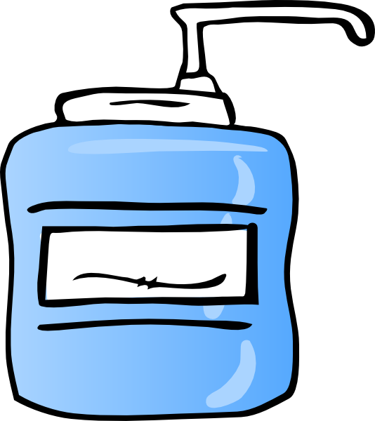Cartoon Lotion Bottle Png (534x600)