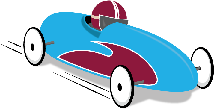 Imagine Racing Down A Hill In A Homebuilt, Gravity-powered - Soap Box Derby Clip Art (747x401)