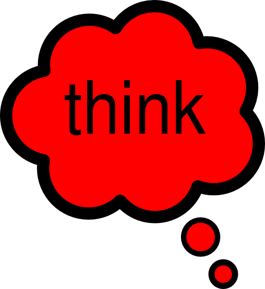 Thinking Of You Clip Art - Think Therefore I Am Math (546x595)