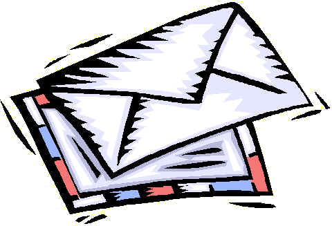 Email Us - Letters Mail Clipart (480x327)