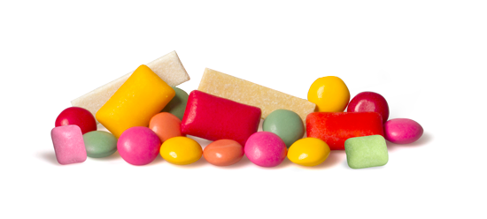 Pink Bubble Picture Material Free Png And Clipart - Transparent Chewing Gum Png (550x248)