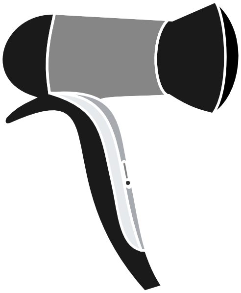 28 Collection Of Blow Dryer Clipart Png - Blow Dryer Clipart (492x598)