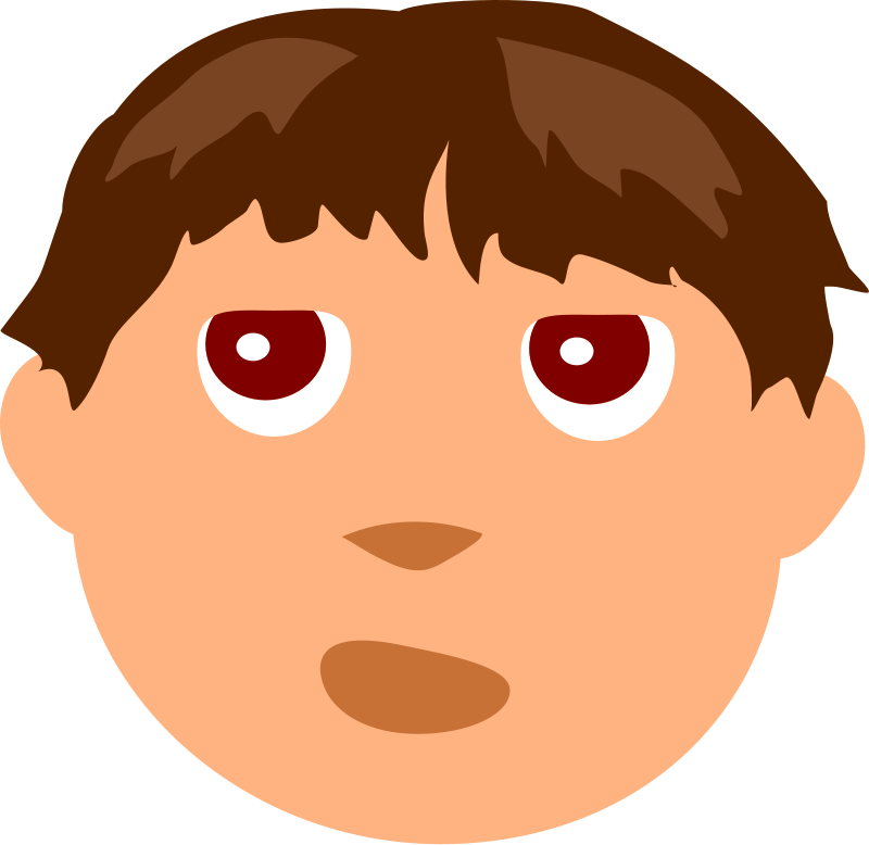 Boy - Vector Child Face (958x931)