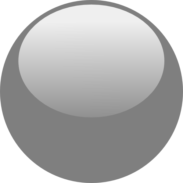 Bubble Grey Clip Art At Clkercom Vector Online - Grey Dot Icon Png (600x600)