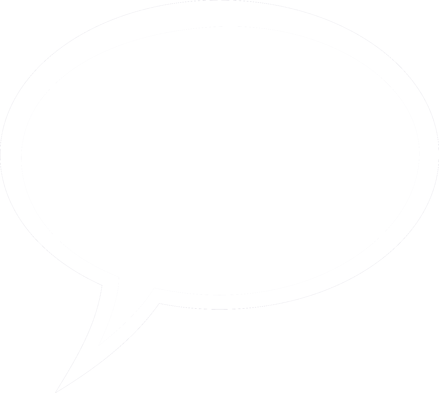 Clipart Info - Speech Bubble In Black (1512x1355)