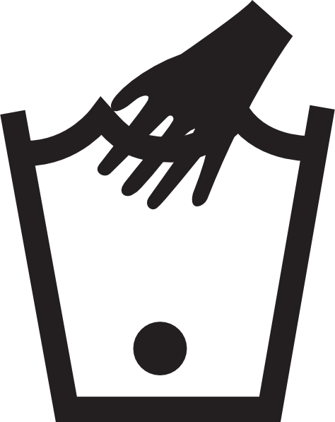 Handwashing Clipart Of Cliparts - Hand Wash Cold Symbol (474x597)