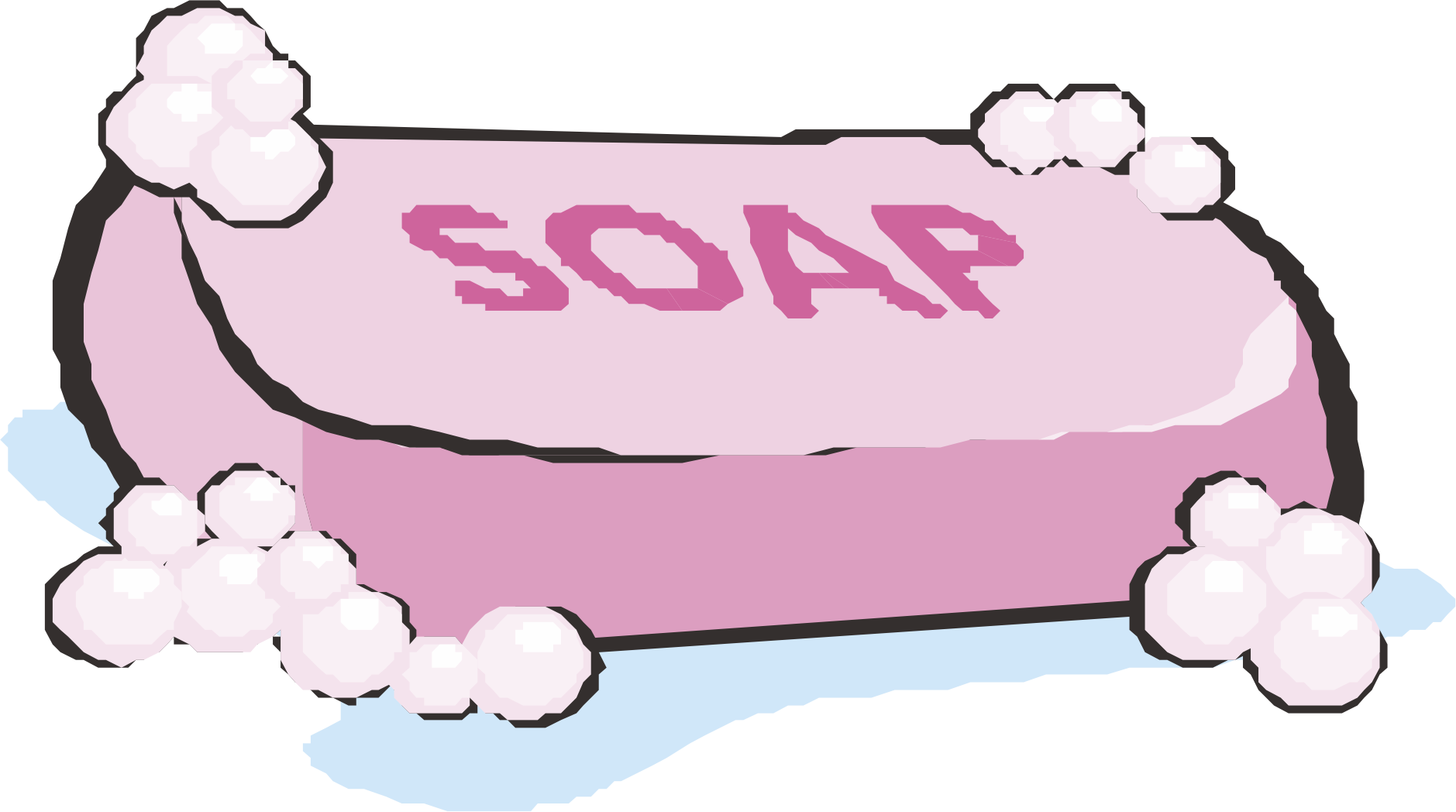 Soap Cartoon Clip Art - Soap Cartoon (1879x1048)