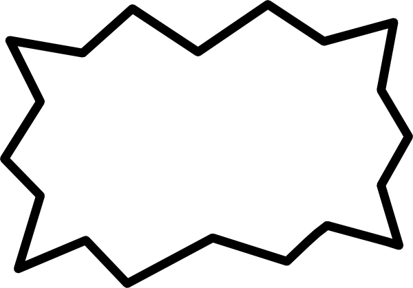 Pointy Speech Bubble (600x419)