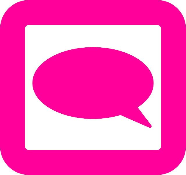 Comment, Speak, Talk, Bubble, Pink - Comment Clipart (640x602)