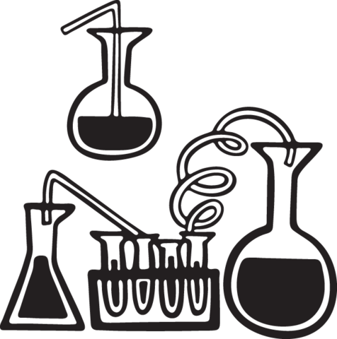 Science With Test Tubes And Beakers - Test Tube (476x480)