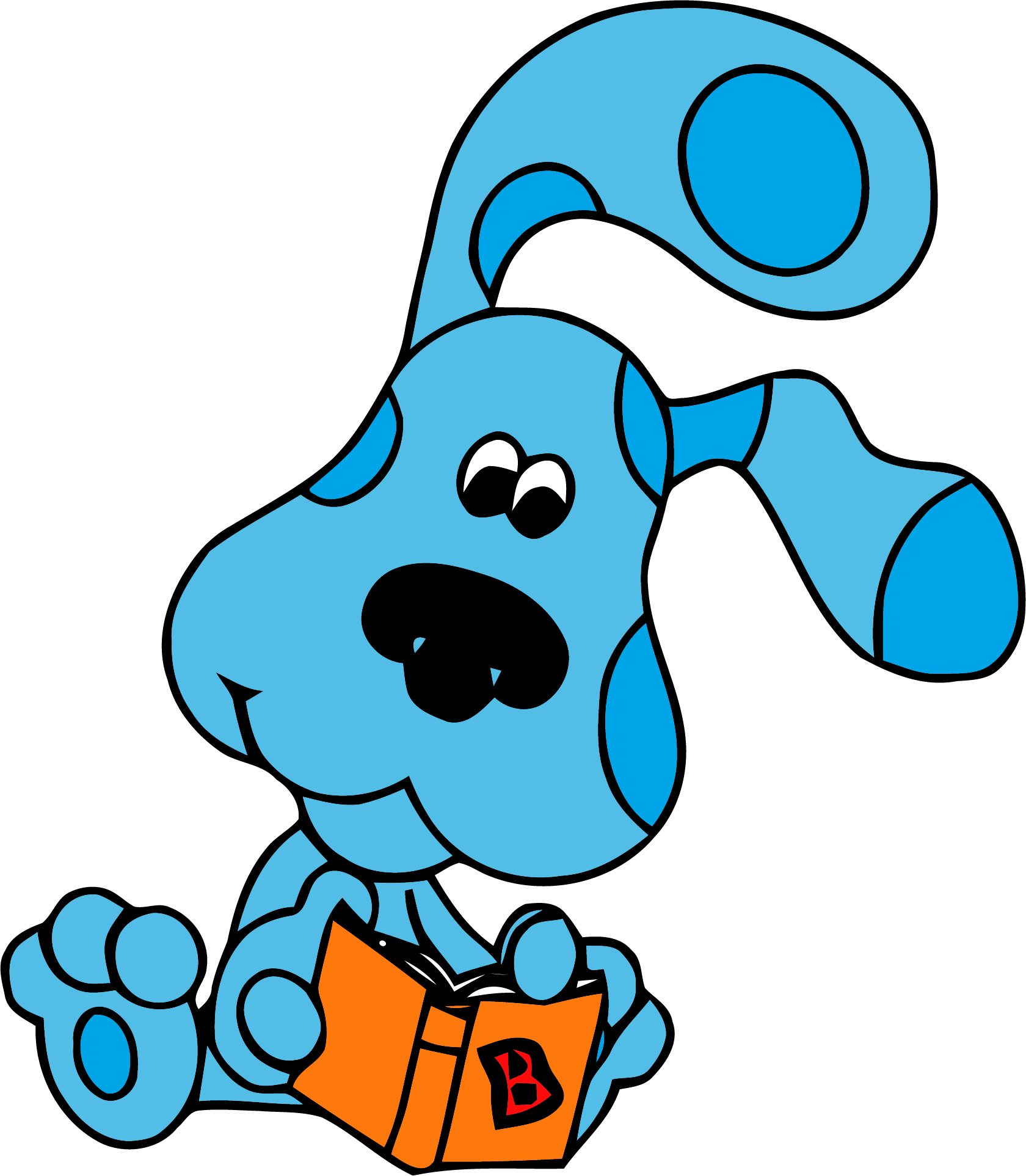 Blue's Clues Clip Book Clipart Png - Blue's Clues Clip Art (1680x1925)
