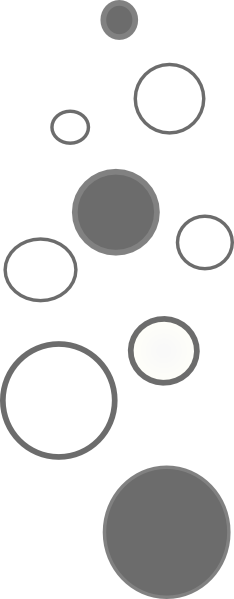 Grey Bubbles Clip Art - Bubbles Clip Art Grey (234x599)