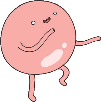 Pink Bubblegum Bubble - Adventure Time Candy People Png (365x362)