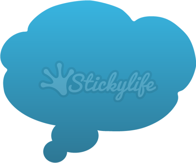 Thought Bubble Static Cling - Bubble Car (940x587)