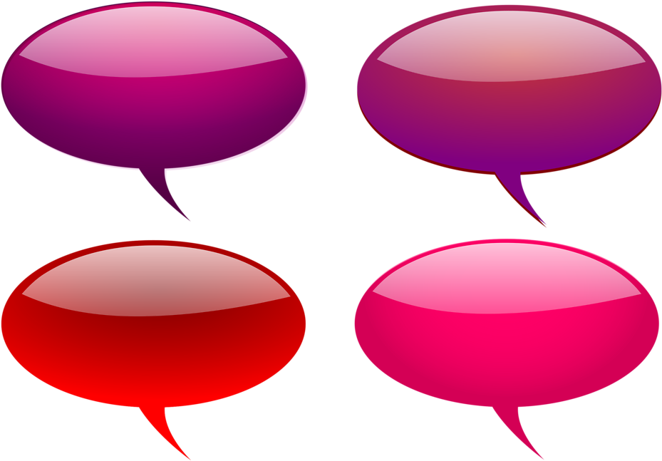 How To Set Use Maroon And Pink Shaded Speech Bubbles - Maroon Speech Bubble (1070x750)