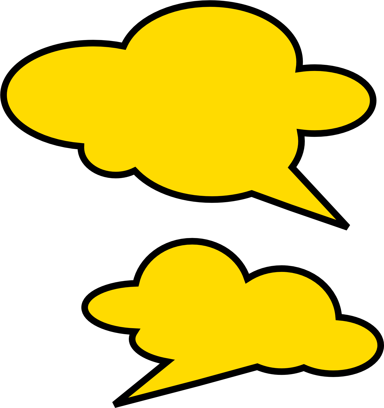 Speech Balloon Callout Clip Art - Speech Balloon Callout Clip Art (1692x1773)