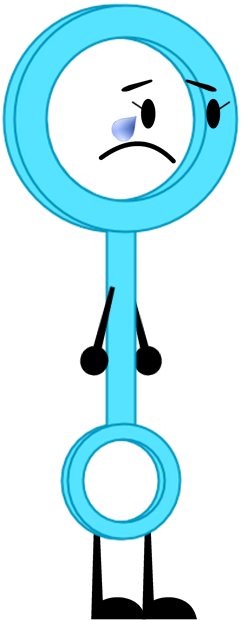 Sad Bubble Wand - Bfdi Doughnut Asset (241x620)