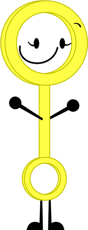 Yellow Bubble Wand - Yellow Bubble Wand (299x762)