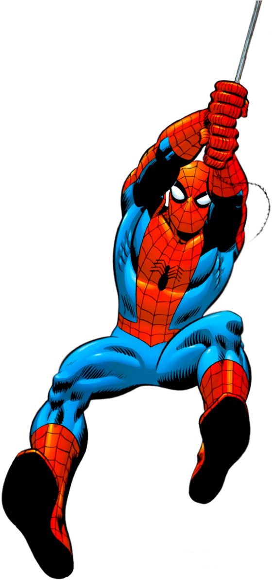 Spider-man Image - Spiderman Comic Png (573x1196)