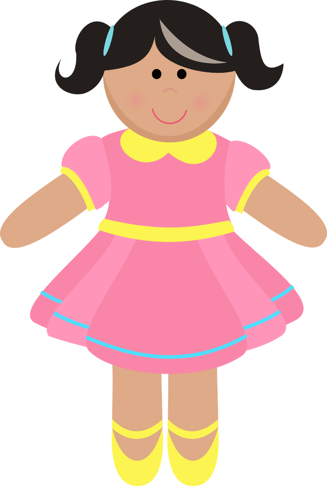 Montando A Minha Festa Imagens - Boneca De Pano Png (1077x1600)