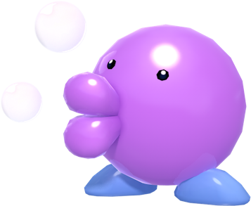 Air Bubbles Cliparts - Yoshi's Island Barney Bubble (480x480)
