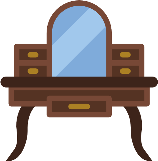 Glassware - Dressing Table Cartoon (512x512)