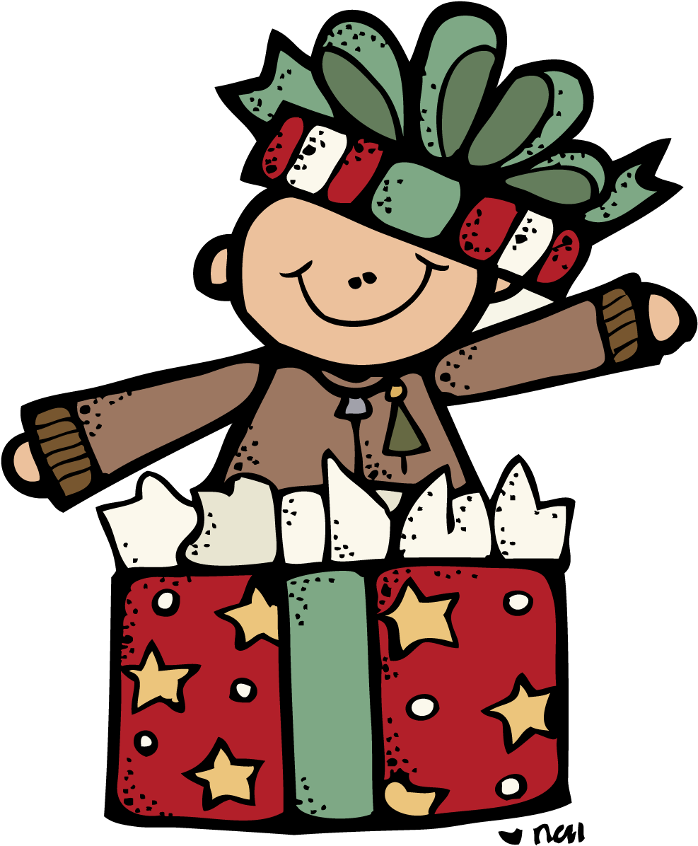 What's Your Favorite Holiday Book - Melonheadz Christmas Clipart (1036x1200)