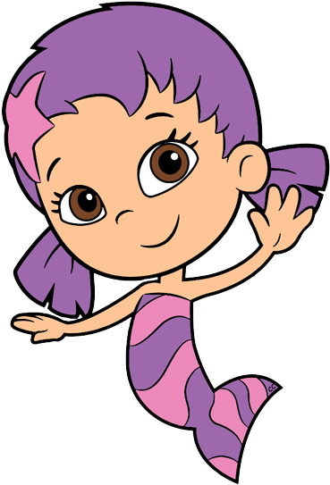 Image Result For Guppy Clipart - Bubble Guppie Oona And Deema (375x548)
