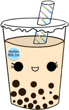 Bobalicious Boba Messages Sticker-5 - Transparent Boba Clipart (408x408)