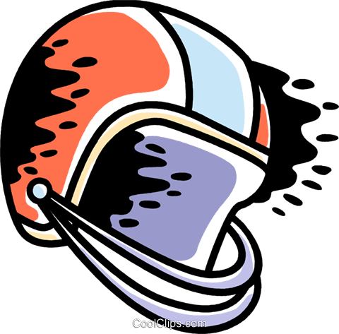 Football Helmet Royalty Free Vector Clip Art Illustration - Football Helmet Royalty Free Vector Clip Art Illustration (480x473)