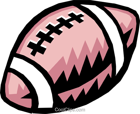 Leather Football Royalty Free Vector Clip Art Illustration - Leather Football Royalty Free Vector Clip Art Illustration (480x393)