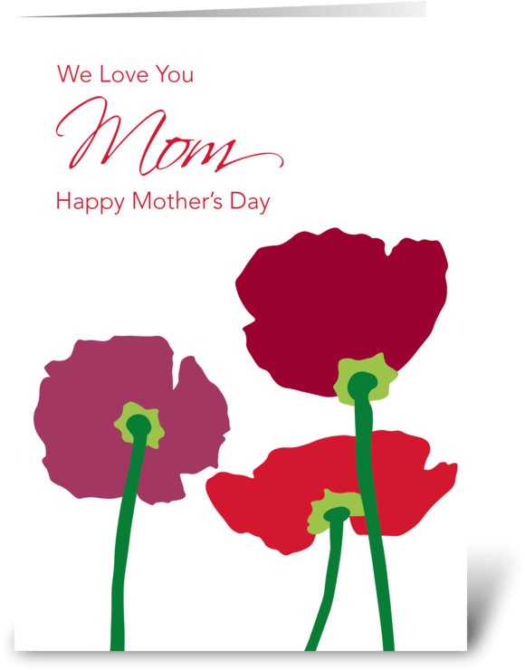 Mother's Day Flowers Greeting Card - Mother's Day Flowers Greeting Card (700x792)
