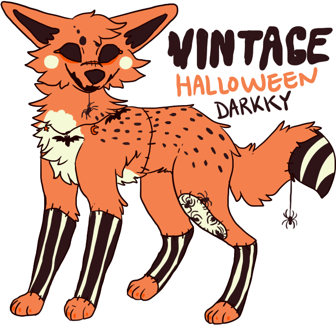 Vintage Halloween Darkky Ref By Doughnutwolves - Vintage Halloween Darkky Ref By Doughnutwolves (700x700)