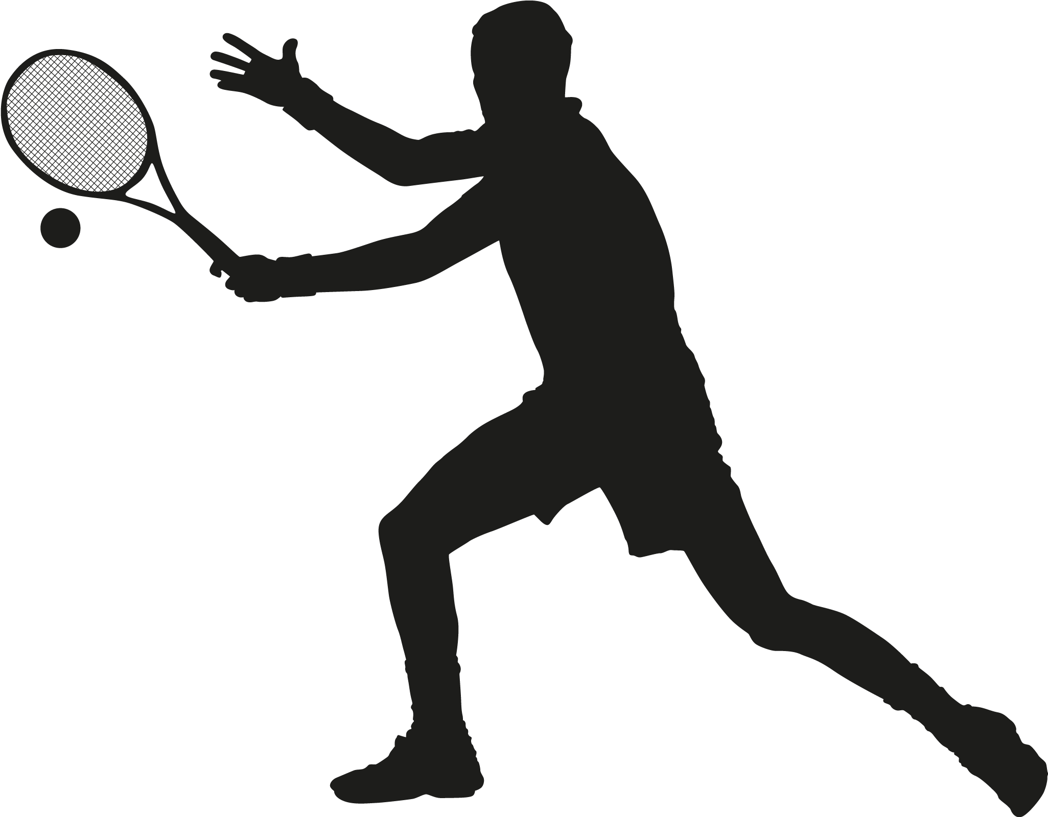 Tennis Ball Silhouette At Getdrawings - Tennis Ball Silhouette At Getdrawings (2144x1599)