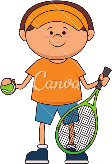 Tennis Player Kid - Tennis Player Kid (800x800)