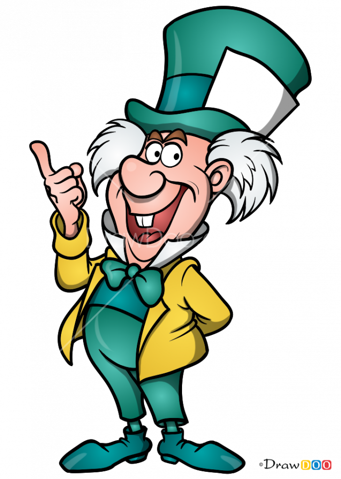Drawing Movie Mad Hatter - Drawing Movie Mad Hatter (665x934)