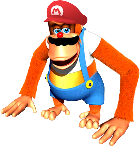 Donkey Kong 64 Super Smash Bros - Donkey Kong 64 Super Smash Bros (496x525)