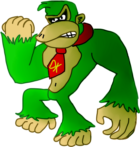 “ Green Dk, My Second Entry For Supersmashartists - “ Green Dk, My Second Entry For Supersmashartists (600x600)