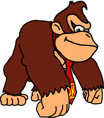 Donkey Kong From The Nintendo Video Game Series Of - Donkey Kong From The Nintendo Video Game Series Of (352x400)