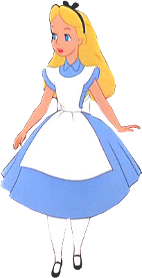 Alice In Wonderland Clipart 69268 - Alice In Wonderland Clipart 69268 (282x446)
