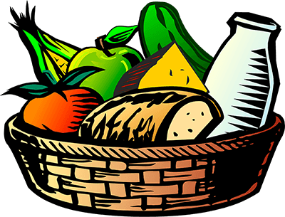 Food Bank Food Basket - Food Bank Food Basket (400x305)