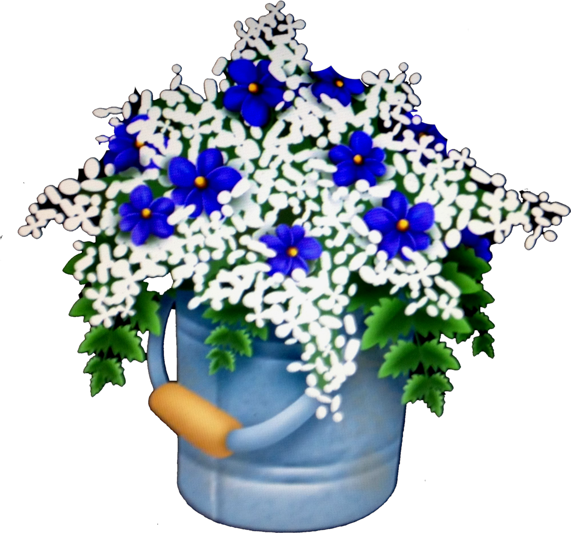 Hd Blue Flower Bucket Wiki Transpa Png Image - Hd Blue Flower Bucket Wiki Transpa Png Image (2002x1869)