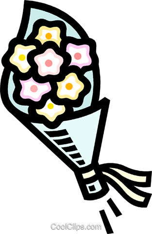 Wedding Flowers Royalty Free Vector Clip Art Illustration - Wedding Flowers Royalty Free Vector Clip Art Illustration (313x480)