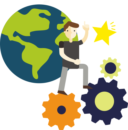 Banner Royalty Free Stock Students Changing The World - Banner Royalty Free Stock Students Changing The World (500x505)